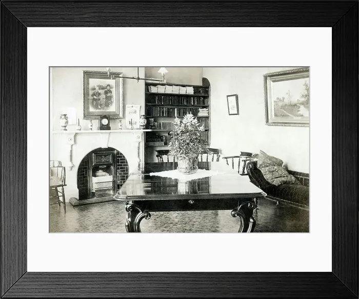 Framed Print : Elegant Edwardian reception room Framed Print : Elegant Edwardian reception room