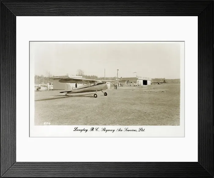 Framed Print : Langley, British Columbia, Canada - Skyway Air Services, Ltd Framed Print : Langley, British Columbia, Canada - Skyway Air Services, Ltd