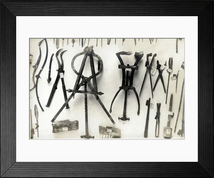 Framed Print : Masonry and sculpture tools and equipment Framed Print : Masonry and sculpture tools and equipment