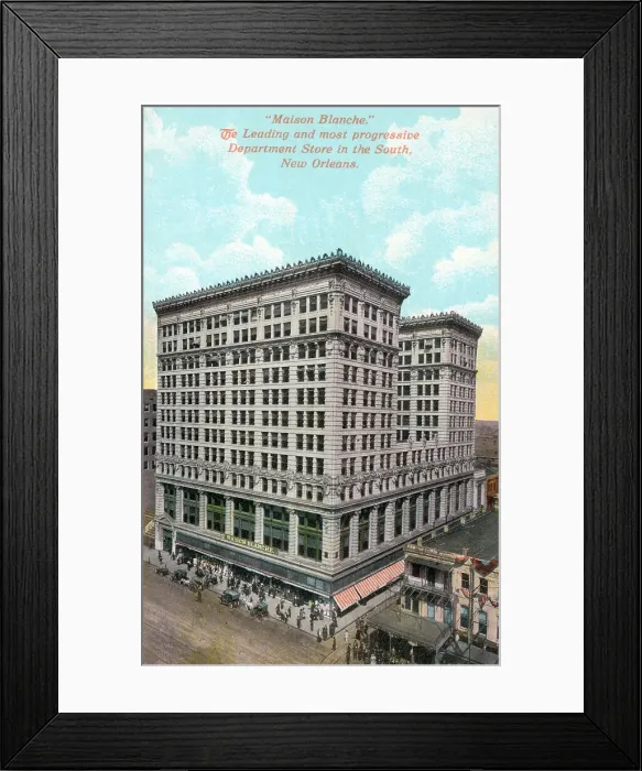 Framed Print : Maison Blanche Department Store, New Orleans Framed Print : Maison Blanche Department Store, New Orleans