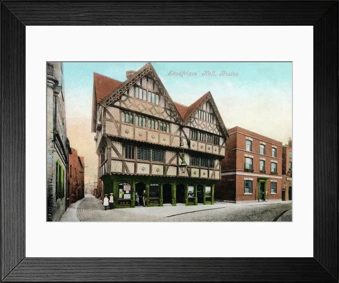 Framed Print : Shodfriars Hall, South Street, Boston, Lincolnshire Framed Print : Shodfriars Hall, South Street, Boston, Lincolnshire