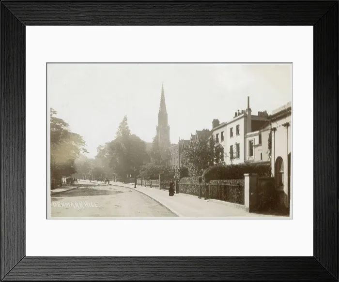 Framed Print : Denmark Hill, London - spire of St. Matthew's Framed Print : Denmark Hill, London - spire of St. Matthew's