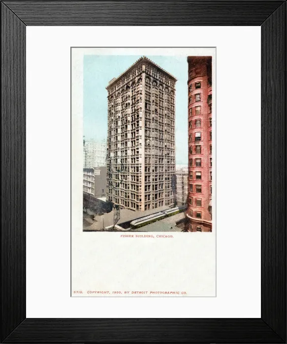 Framed Print : Fisher Building, Chicago, Illinois, USA Framed Print : Fisher Building, Chicago, Illinois, USA