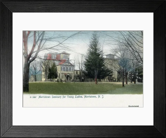 Framed Print : Morristown Seminary for Young Ladies Framed Print : Morristown Seminary for Young Ladies