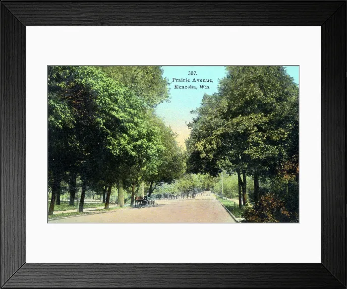 Framed Print : Prairie Avenue, Kenosha, Wisconsin, USA Framed Print : Prairie Avenue, Kenosha, Wisconsin, USA