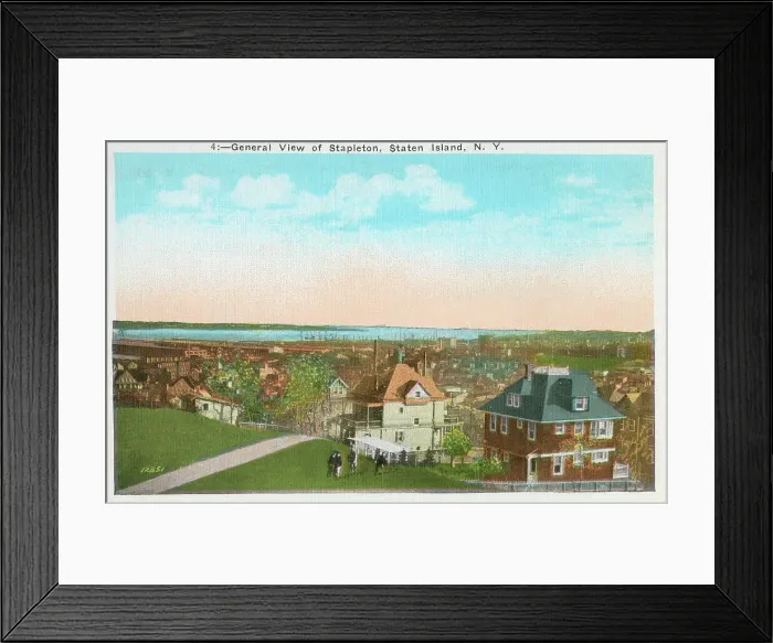 Framed Print : Stapleton, Staten Island, New York State, USA Framed Print : Stapleton, Staten Island, New York State, USA