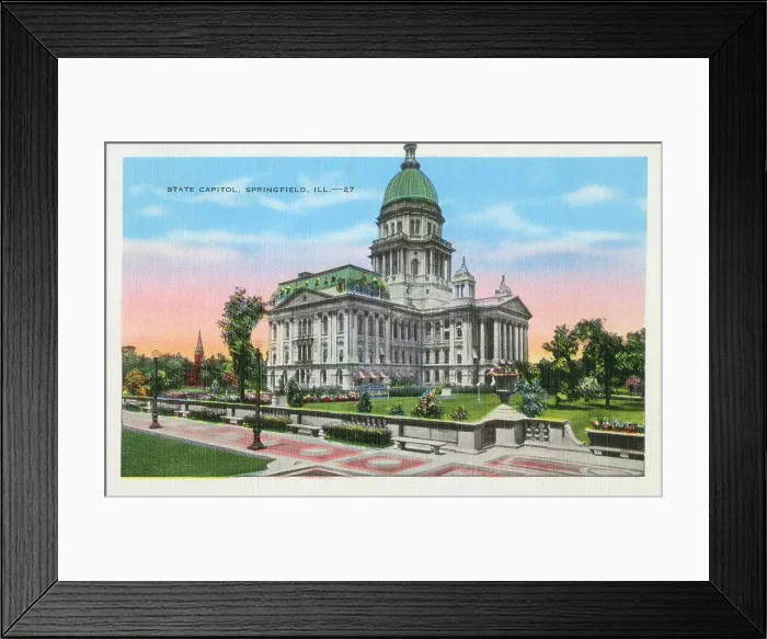 Framed Print : The State Capitol Building, Springfield, Illinois, USA Framed Print : The State Capitol Building, Springfield, Illinois, USA
