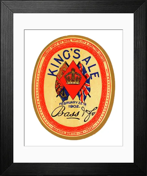 Framed Print : Bass & Co Kings Ale Framed Print : Bass & Co Kings Ale