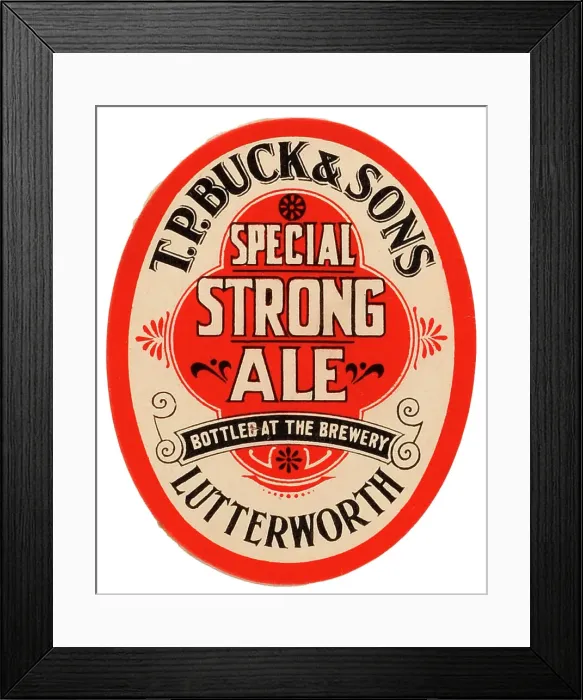 Framed Print : T P Buck Special Strong Ale Framed Print : T P Buck Special Strong Ale