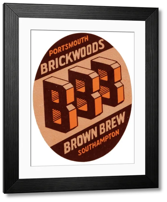 Framed Print : Brickwoods Brown Brew Framed Print : Brickwoods Brown Brew