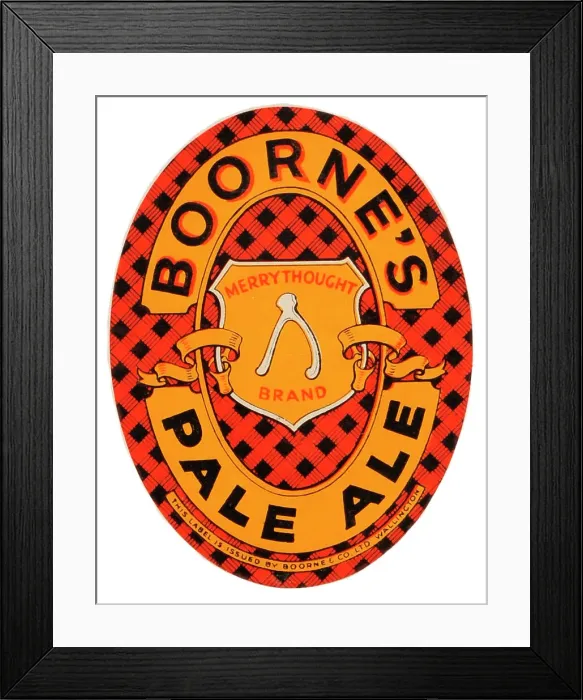 Framed Print : Boorne's Pale Ale Framed Print : Boorne's Pale Ale