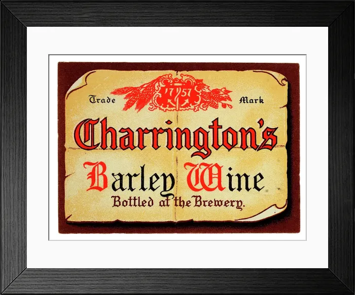Framed Print : Charrington's Barley Wine Framed Print : Charrington's Barley Wine