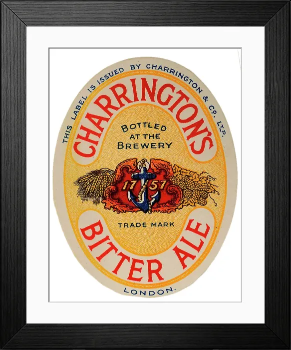 Framed Print : Charrington's Bitter Ale Framed Print : Charrington's Bitter Ale