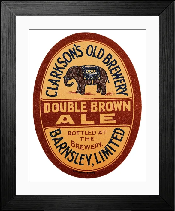 Framed Print : Clarkson's Double Brown Ale Framed Print : Clarkson's Double Brown Ale