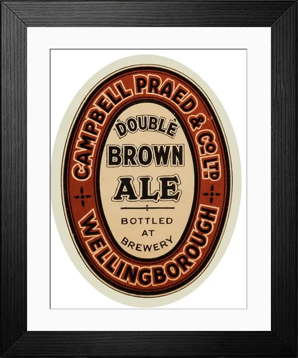 Framed Print : Campbell Praed Double Brown Ale Framed Print : Campbell Praed Double Brown Ale
