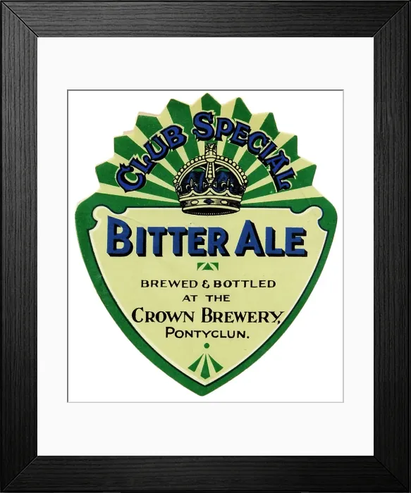 Framed Print : Crown Brewery Club Special Bitter Ale Framed Print : Crown Brewery Club Special Bitter Ale