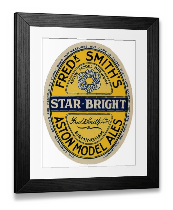 Framed Print : Fredk Smith's Star Bright Framed Print : Fredk Smith's Star Bright
