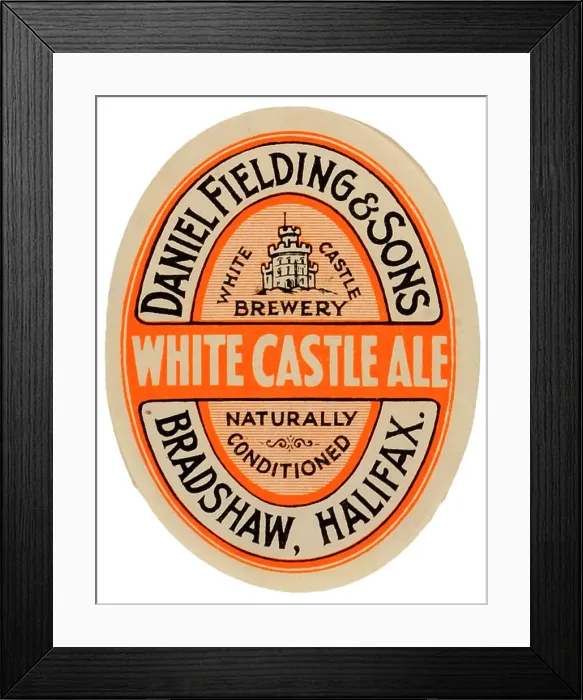 Framed Print : Daniel Fielding White Castle Ale Framed Print : Daniel Fielding White Castle Ale