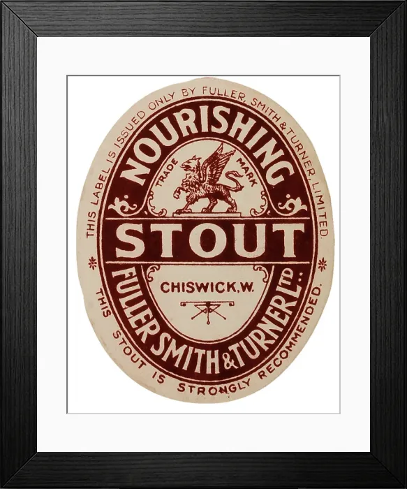 Framed Print : Fuller, Smith & Turner Nourishing Stout Framed Print : Fuller, Smith & Turner Nourishing Stout