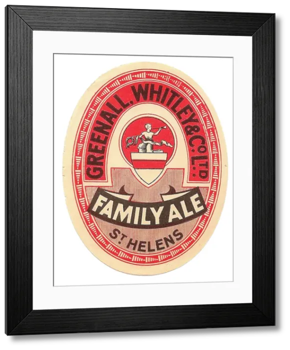 Framed Print : Greenall's Family Ale Framed Print : Greenall's Family Ale
