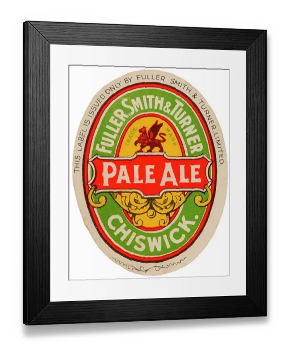 Framed Print : Fuller, Smith & Turner Pale Ale Framed Print : Fuller, Smith & Turner Pale Ale