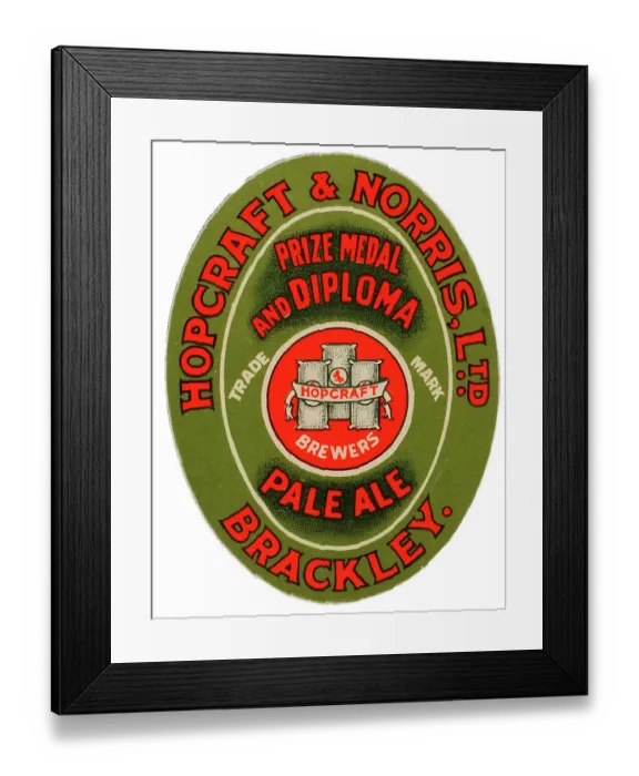 Framed Print : Hopcraft & Norris Pale Ale Framed Print : Hopcraft & Norris Pale Ale