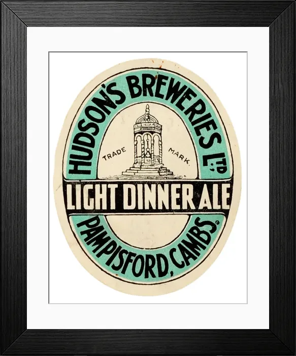 Framed Print : Hudson's Light Dinner Ale Framed Print : Hudson's Light Dinner Ale
