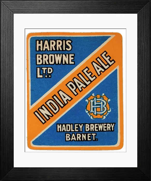 Framed Print : Harris Browne India Pale Ale Framed Print : Harris Browne India Pale Ale