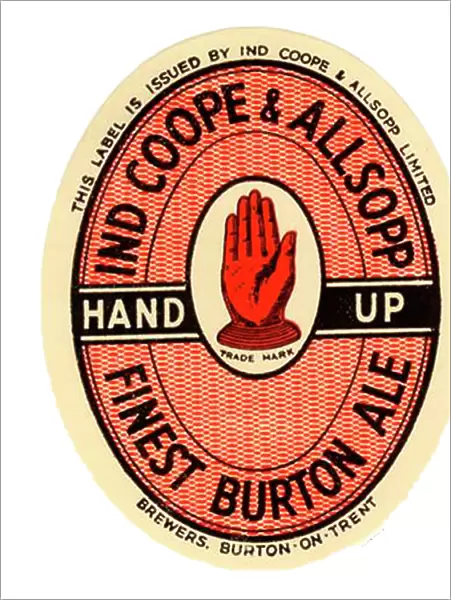 Ind Coope Allsopp Finest Burton Ale (Hand Up logo)