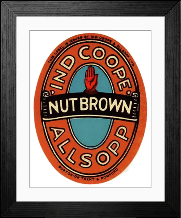 Framed Print : Ind Coope Nut Brown Framed Print : Ind Coope Nut Brown