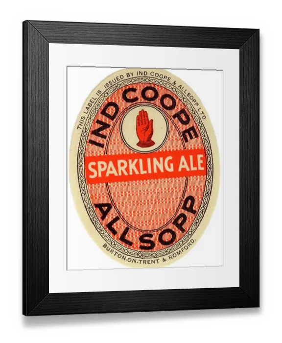 Framed Print : Ind Coope & Allsopp Sparkling Ale Framed Print : Ind Coope & Allsopp Sparkling Ale