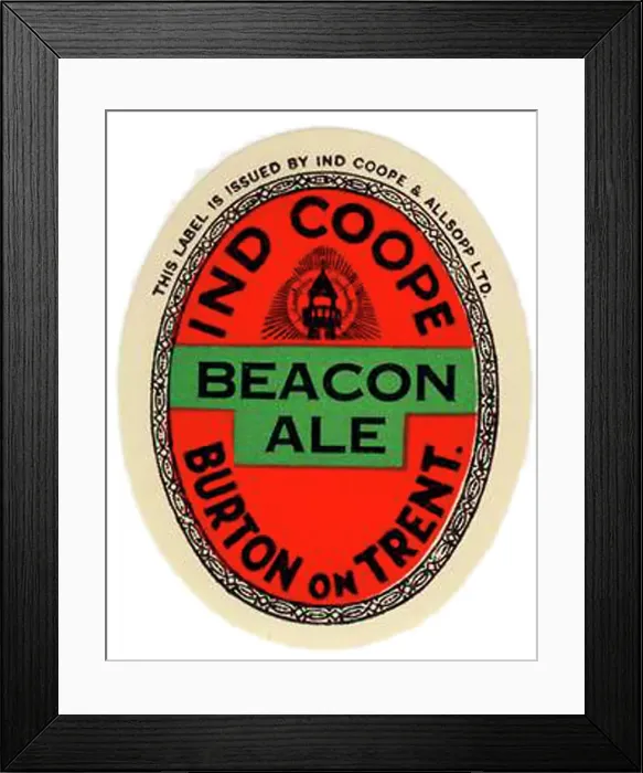 Framed Print : Ind Coope Beacon Ale Framed Print : Ind Coope Beacon Ale