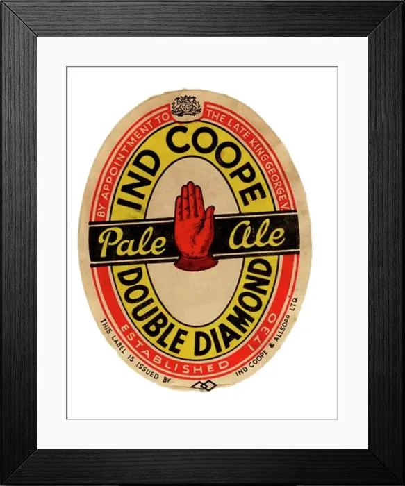 Framed Print : Ind Coope Double Diamond Framed Print : Ind Coope Double Diamond