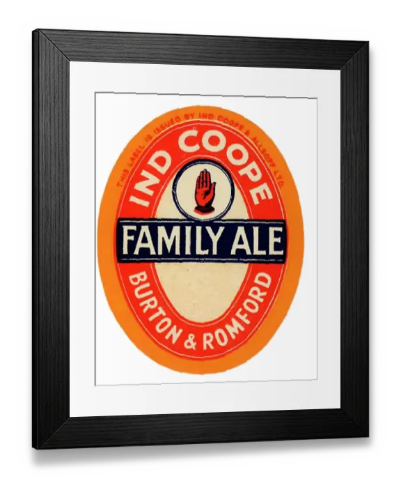 Framed Print : Ind Coope Family Ale Framed Print : Ind Coope Family Ale