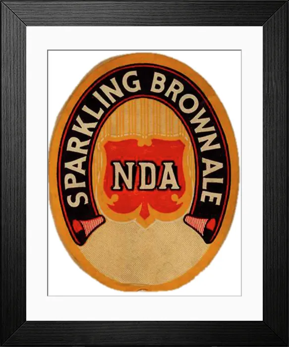 Framed Print : Ind Coope Sparkling Brown Ale Framed Print : Ind Coope Sparkling Brown Ale
