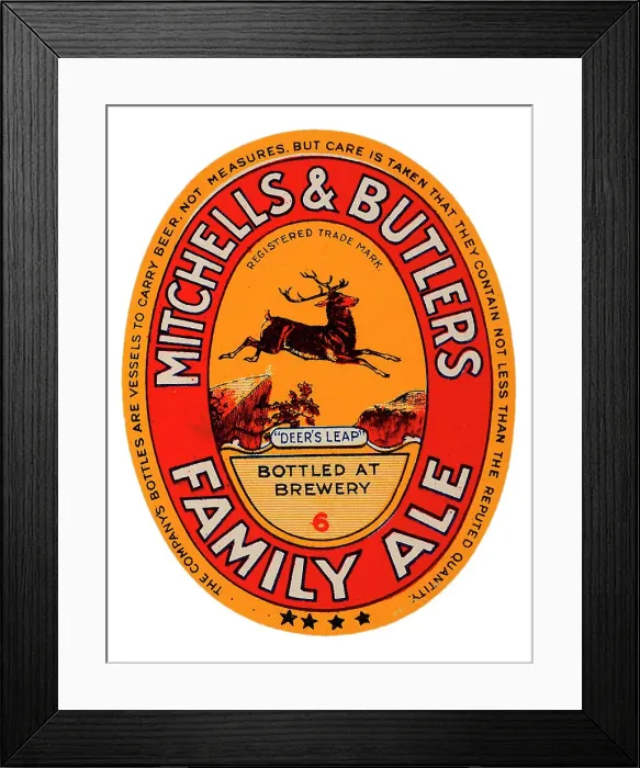 Framed Print : M&B Family Ale Framed Print : M&B Family Ale