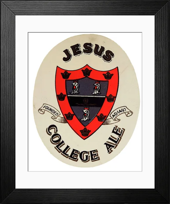 Framed Print : M&B Jesus College Ale Framed Print : M&B Jesus College Ale