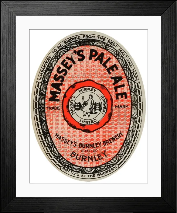 Framed Print : Massey's Pale Ale Framed Print : Massey's Pale Ale
