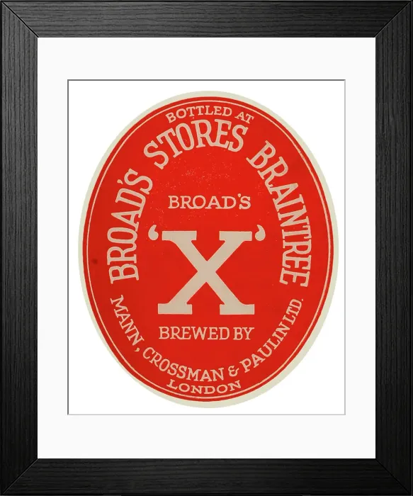 Framed Print : Mann, Crossman & Paulin Broad's X Framed Print : Mann, Crossman & Paulin Broad's X