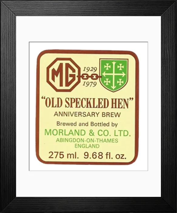 Framed Print : Morland Old Speckled Hen Anniversary Brew Framed Print : Morland Old Speckled Hen Anniversary Brew