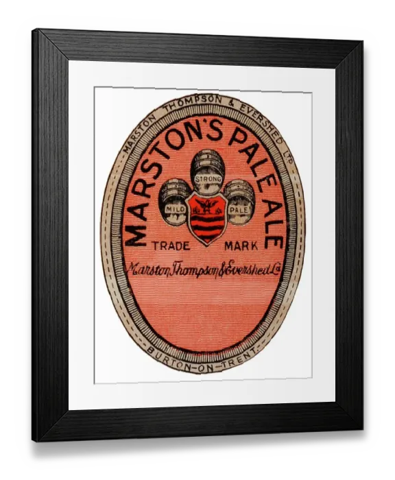 Framed Print : Marston's Pale Ale Framed Print : Marston's Pale Ale