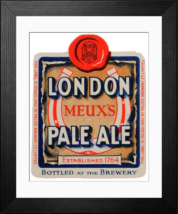 Framed Print : Meux's London Pale Ale Framed Print : Meux's London Pale Ale
