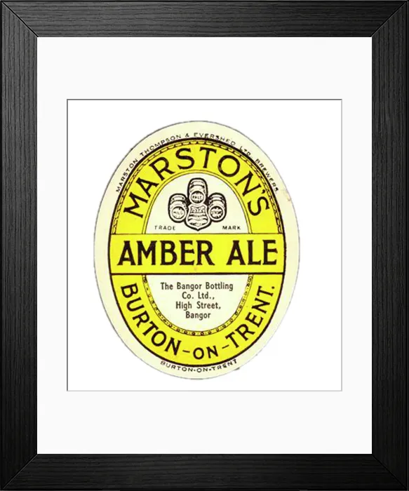 Framed Print : Marston's Amber Ale Framed Print : Marston's Amber Ale