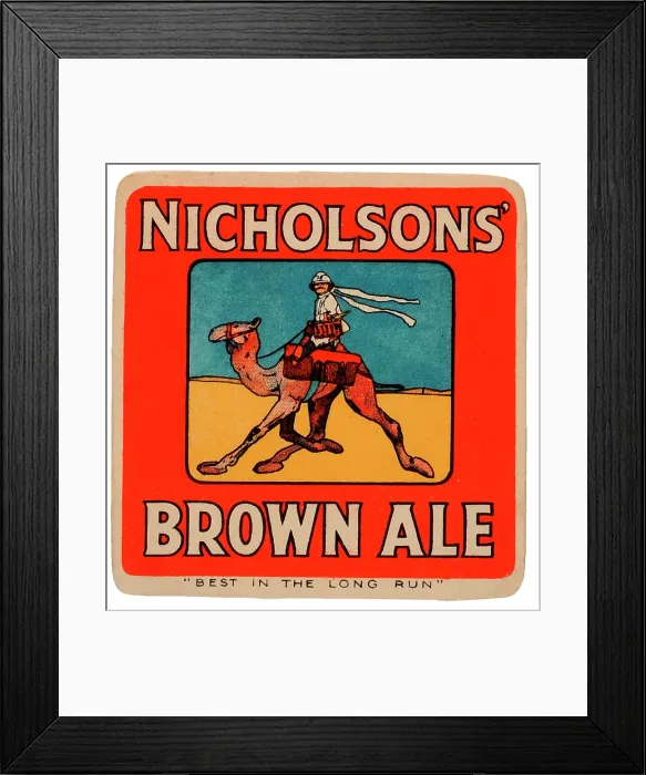 Framed Print : Nicholsons Brown Ale Framed Print : Nicholsons Brown Ale