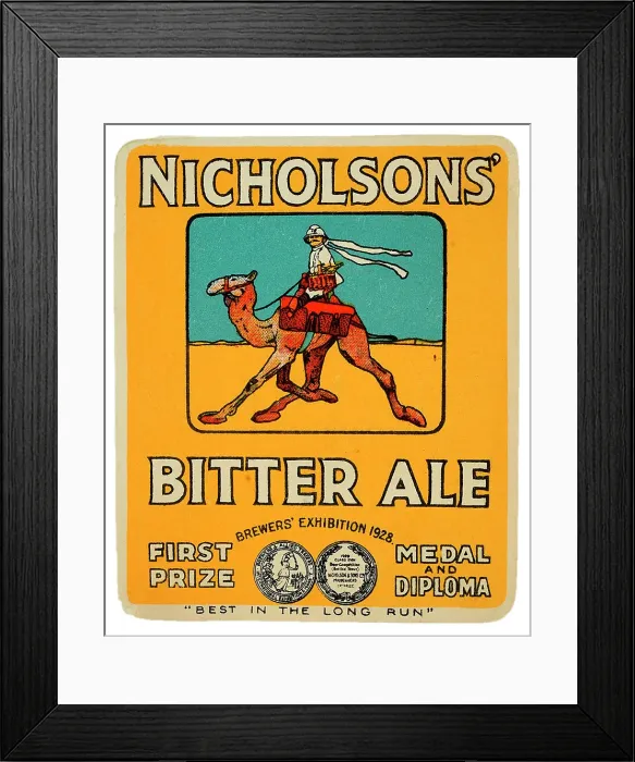 Framed Print : Nicholsons Bitter Ale Framed Print : Nicholsons Bitter Ale