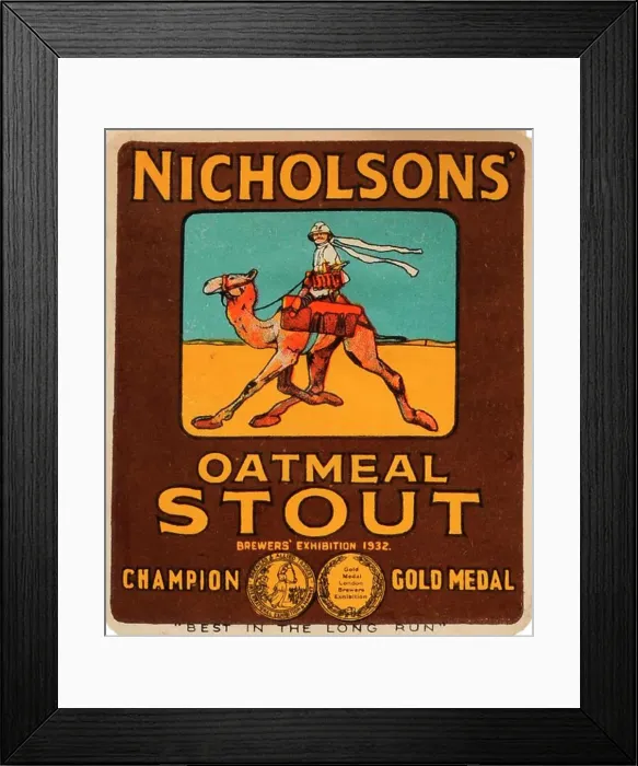 Framed Print : Nicholsons Oatmeal Stout