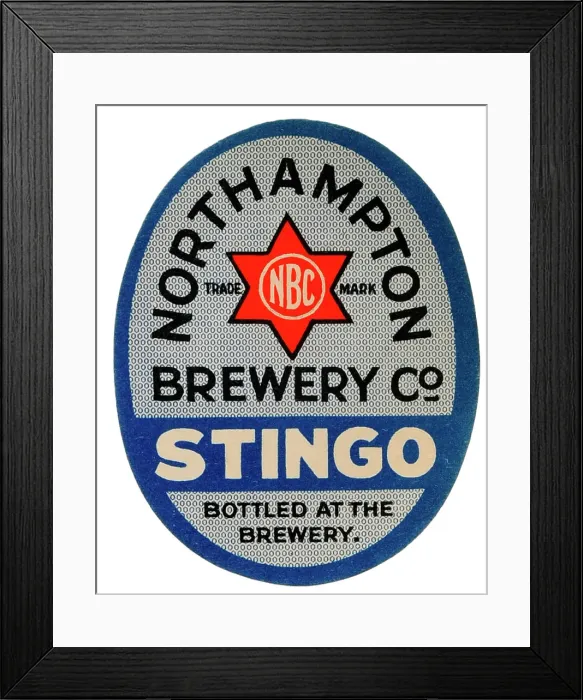 Framed Print : Northampton Brewery Stingo Framed Print : Northampton Brewery Stingo