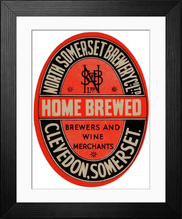 Framed Print : North Somerset Brewery Home Brewed Framed Print : North Somerset Brewery Home Brewed