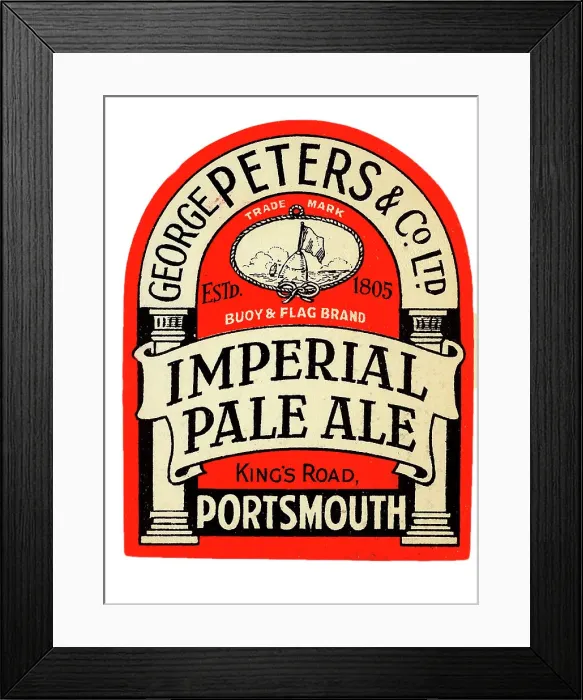 Framed Print : George Peters Imperial Pale Ale Framed Print : George Peters Imperial Pale Ale