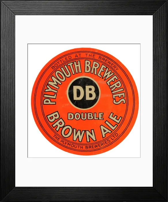 Framed Print : Plymouth Breweries Double Brown Ale Framed Print : Plymouth Breweries Double Brown Ale